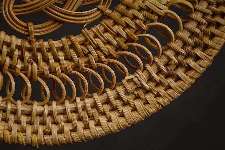 茶香记 手工编织 藤编杯垫 创意中国结隔热垫 茶道配件 藤编 越南藤 