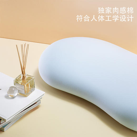 舒适柔软的3D曲面棉豆枕 商品图5