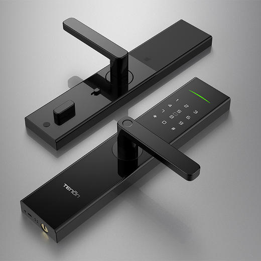 亚太天能指纹锁家用防盗门智能密码锁电子锁入户刷卡门锁e11