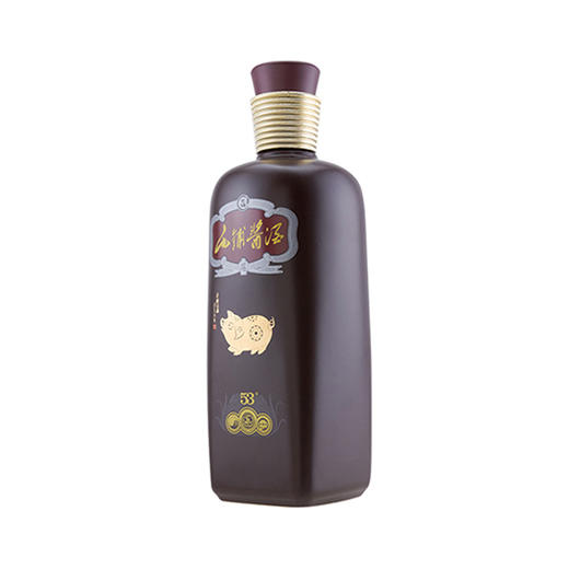 毛铺酱酒 53度 500ml 单瓶 礼盒装 猪年生肖纪念版 酱香型白酒