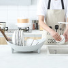 BDZN新款厨房餐具碗碟沥水塑料置物架TZF 商品缩略图1