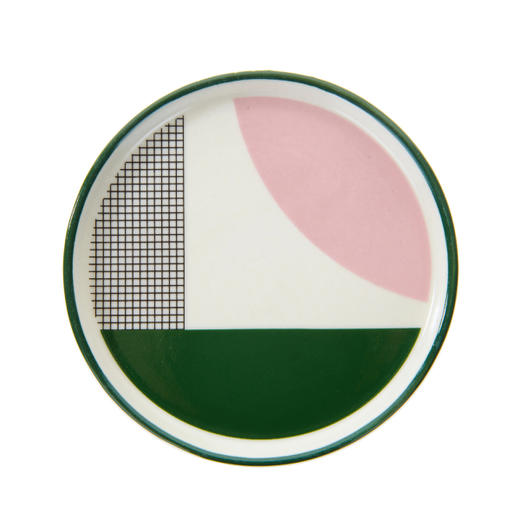 韩国 Modern House plate 餐盘花园图案迷你盘子绿色 1903377531JPY带授权招加盟代理 商品图2