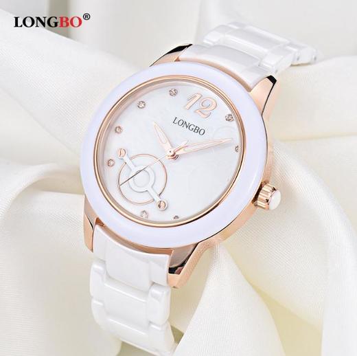 【手表】*白色陶瓷表韩版防水石英时尚气质女士手表 商品图1