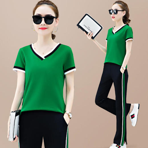 SP-QES--8218夏季新款时尚休闲宽松运动套装 商品图1