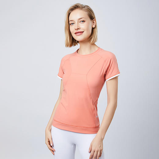 【断码捡漏】裸感/卡益短袖KL03503女士瑜伽服健身服 商品图3