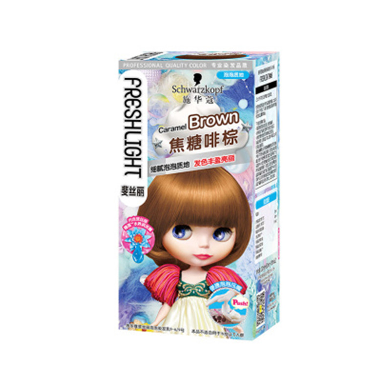 德国施华蔻斐丝丽泡泡染发乳9-6/9号焦糖啡棕 110mlJPY带授权招加盟代理