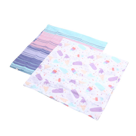 BUTTER Ice Cream Double Gauze Blanket 冰淇淋双层纱布毯2P SETJPY带授权招加盟代理 商品图3