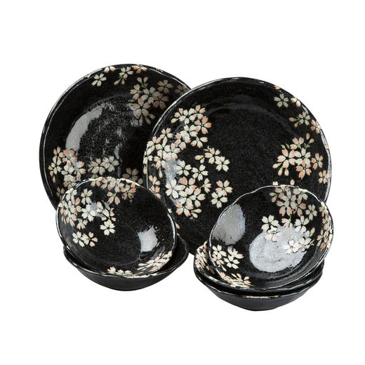 日本原产aito宇野千代淡墨樱花美浓烧陶瓷碗碟