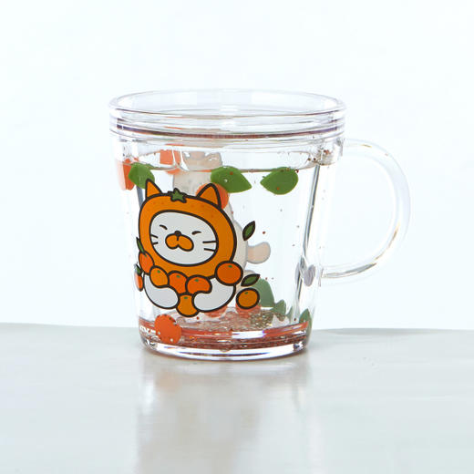 BUTTER Tangerine Water Mug 230ml 黄油 可爱橘猫马克杯JPY带授权招加盟代理 商品图0