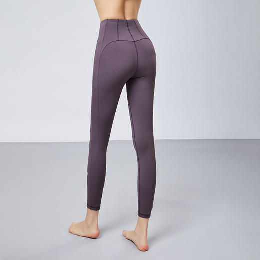 裸感/卡益高腰长裤KN03604女士瑜伽裤紧身健身裤 商品图3