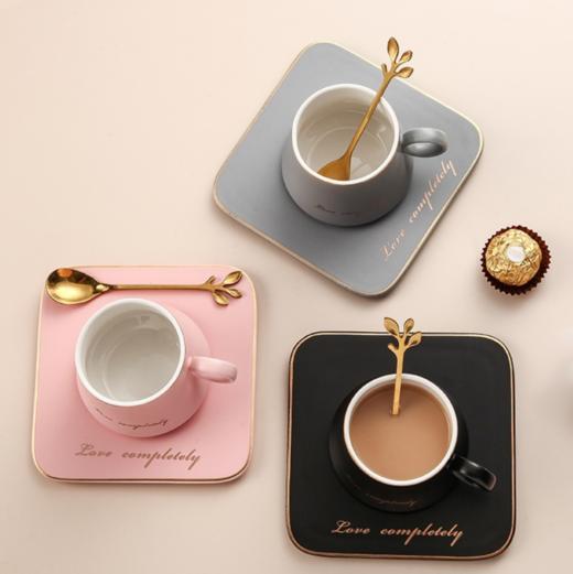 【杯子】*欧式陶瓷咖啡杯碟套装 轻奢描金咖啡具下午茶具创意礼品 商品图1