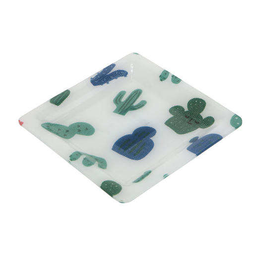 BUTTER Cactus mini acrylic tray  仙人掌迷你亚克力托盘14x14cmJPY带授权招加盟代理 商品图1