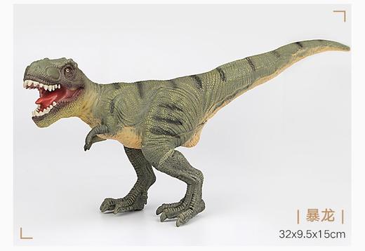 新凯纳儿童仿真大号软胶霸王龙三角龙恐龙模型男孩玩具动物礼物 商品图4