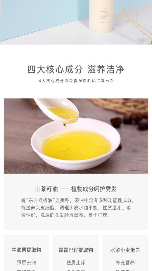 阿拉蕾ARALE坚果油柔润洗发水300mlJPY带授权招加盟代理 商品图3