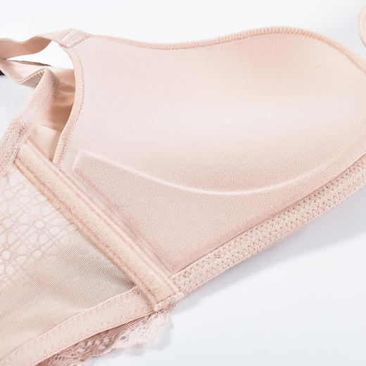 【秒杀品不退不换】皇家丽美无钢圈内衣光面舒适时尚款聚拢文胸厚款小胸显大美背WW915-3 商品图4