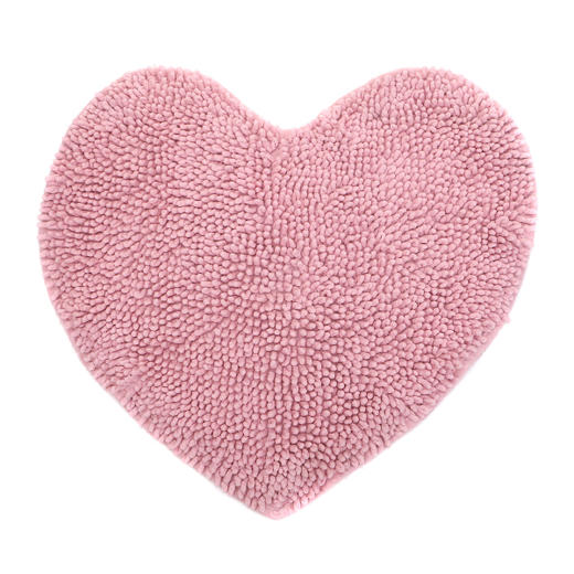 BUTTER Heart Shaggy Mat Pink 黄油 爱心地垫 粉红色JPY带授权招加盟代理 商品图0