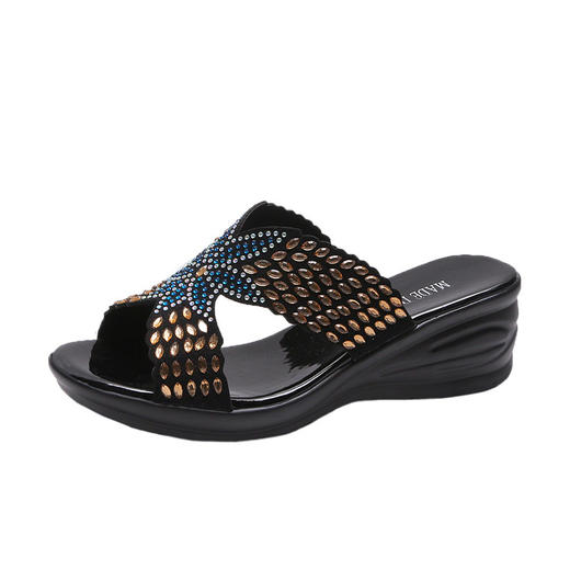 LDX-a208夏季新款休闲中老年妈妈凉拖鞋 商品图4