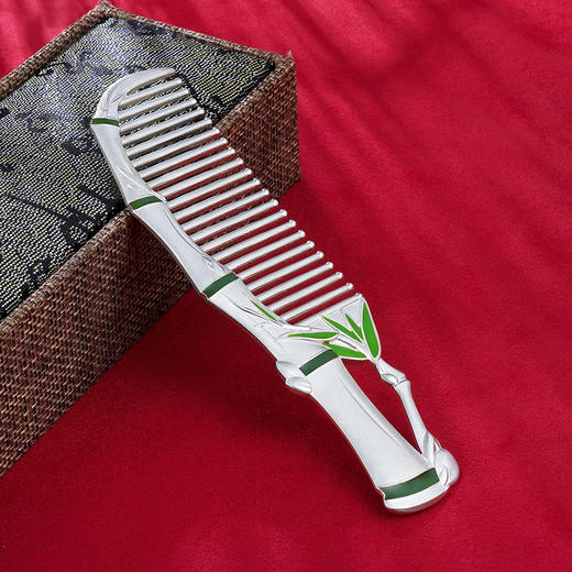 子佩集纯银竹报平安梳子【BX0460449】207 商品图3