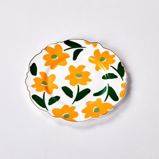 韩国 Modern House plate 花盘餐盘4P D21 2003227273JPY带授权招加盟代理 商品图2