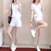 YSHR-8122新款韩版时尚短袖短裤女装休闲运动服两件套 商品缩略图3