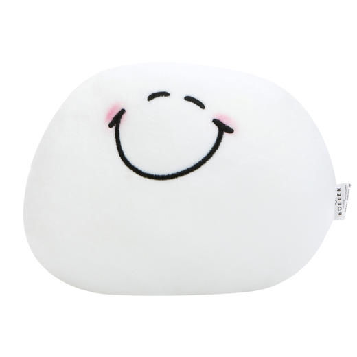 BUTTER White Smile Mochi Cushion Small黄油22x18cm白色小抱枕JPY带授权招加盟代理 商品图0