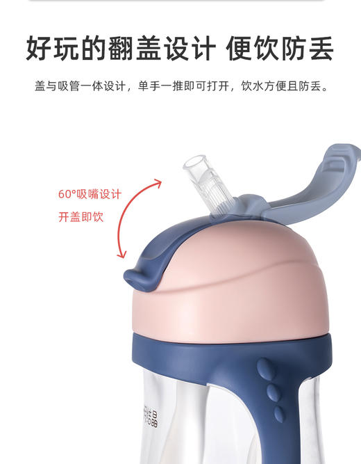 十月结晶儿童水杯吸管水杯宝宝学饮杯SH816JPY带授权招加盟代理 商品图12