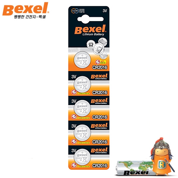DaisoVexel button cell CR2016 battery -M1512018  5节纽扣电池JPY带授权招加盟代理