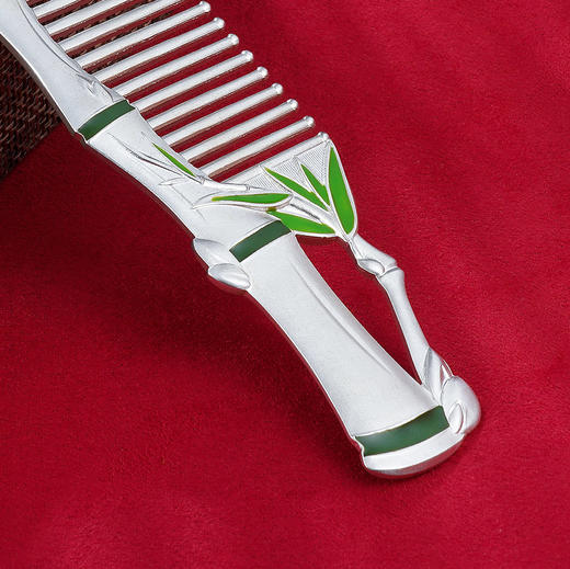 子佩集纯银竹报平安梳子【BX0460449】207 商品图7