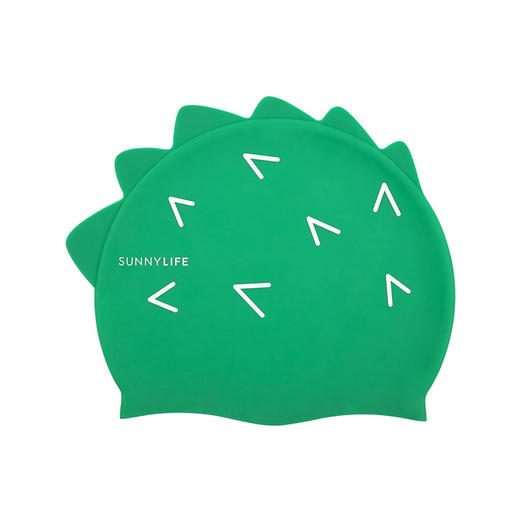 sunnylife儿童泳帽泳镜女长发防水护耳不勒头硅胶游泳帽防水3-9岁【sunnylife】 商品图1