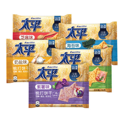 太平梳打饼干（100g/包） 商品图0