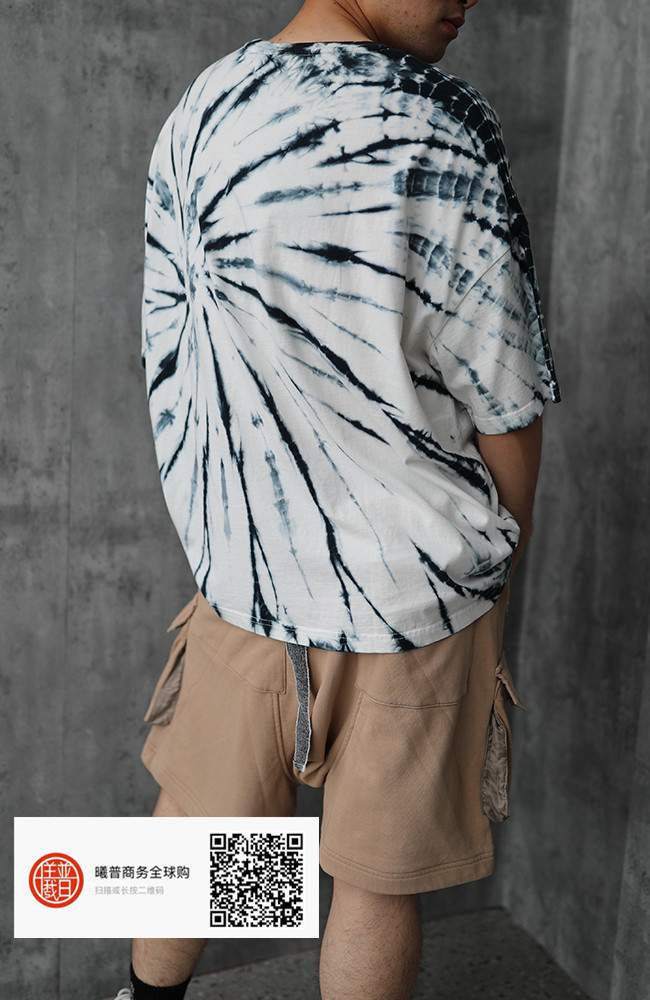 peaceminusone 漩涡扎染短袖 权志龙 g-dragon 自主品牌 pmo 扎染工艺