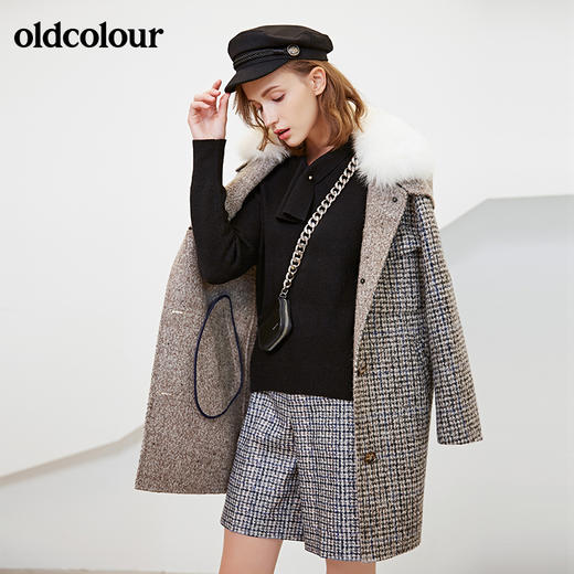 oldcolour复古毛呢外套女L43155349 商品图3