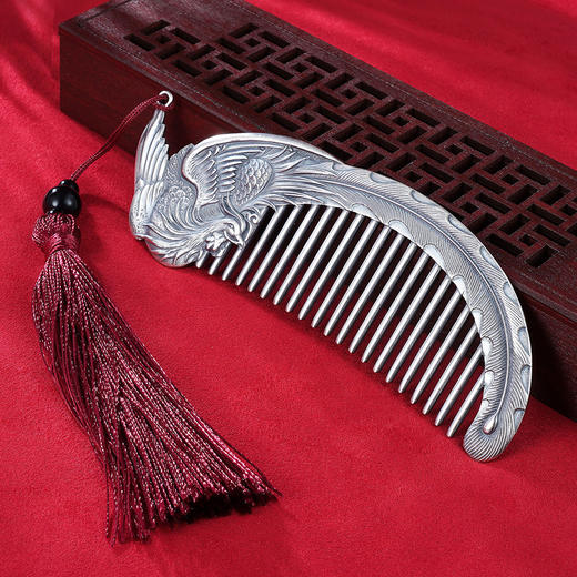 子佩集纯银凤凰梳子【RCZ005】207 商品图0