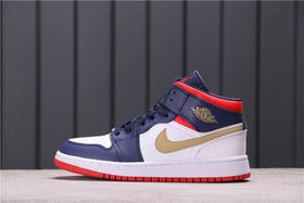 乔丹/Air JordanAJ1 aj1 乔丹1代 乔1 乔丹1代中帮系列 Air Jordan 1 Mid GS “Olympic