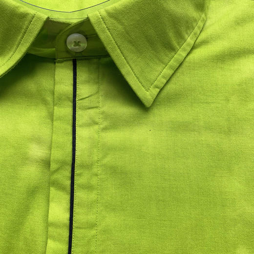 Marco Azzali 荧光绿扎染长袖衬衫 C3601800 商品图1
