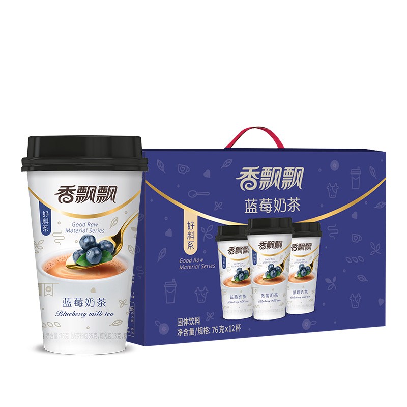 香飘飘蓝莓奶茶80g