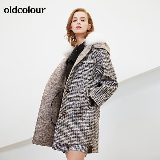 oldcolour复古毛呢外套女L43155349 商品图1