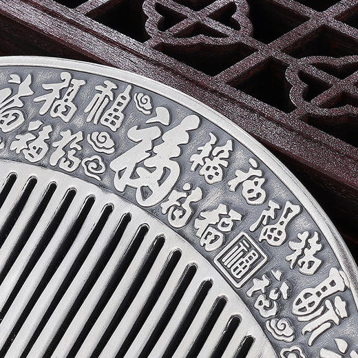 子佩集纯银仿古百福梳子【YH6400003】207 商品图6