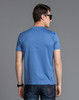 Marco Azzali 蓝色豹头烫片圆领T恤 T5052600 商品缩略图1
