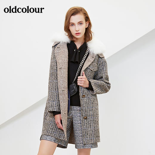 oldcolour复古毛呢外套女L43155349 商品图4