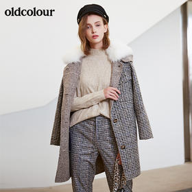 oldcolour复古毛呢外套女L43155349