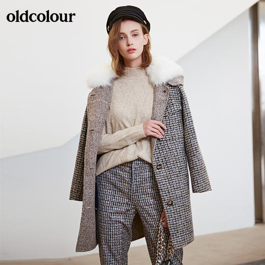 oldcolour复古毛呢外套女L43155349 商品图0