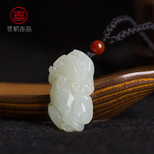 灵机吉品和田玉貔貅男女款吊坠 商品图0