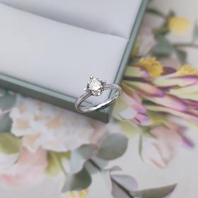 18K钻石戒指(1.037ct)圈号14#