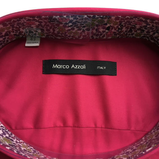 Marco Azzali 红色长袖衬衫 C3609900 商品图1