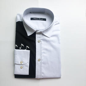 Marco Azzali 白色长袖衬衫 C3711300