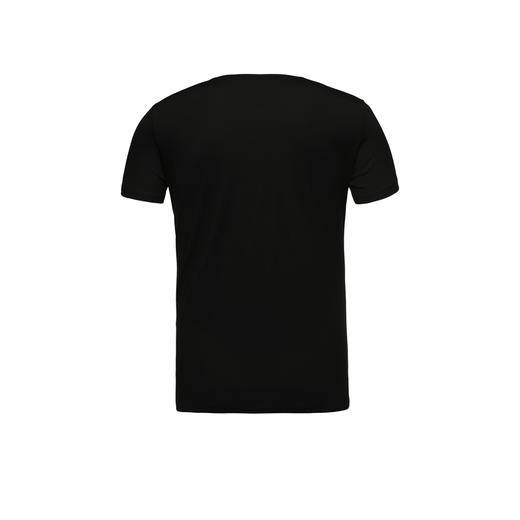 Marco Azzali 黑色圆领T恤 T3832200 商品图1