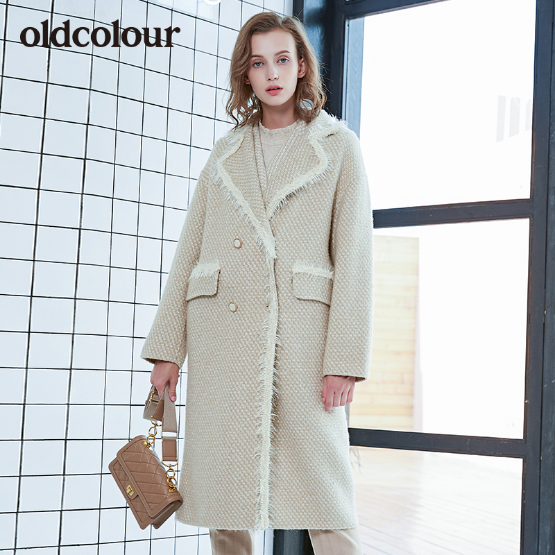 oldcolour毛呢大衣女L42156252