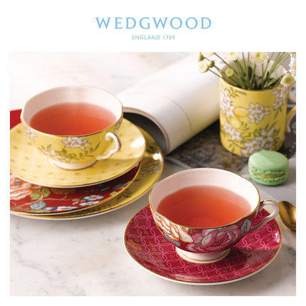 WEDGWOOD玮致活茶香花园杯碟骨瓷茶杯下午茶杯碟咖啡杯碟礼盒套装 商品图2