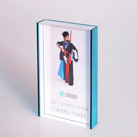 6寸水晶彩色亚克力摆台（三色可选） 商品图3